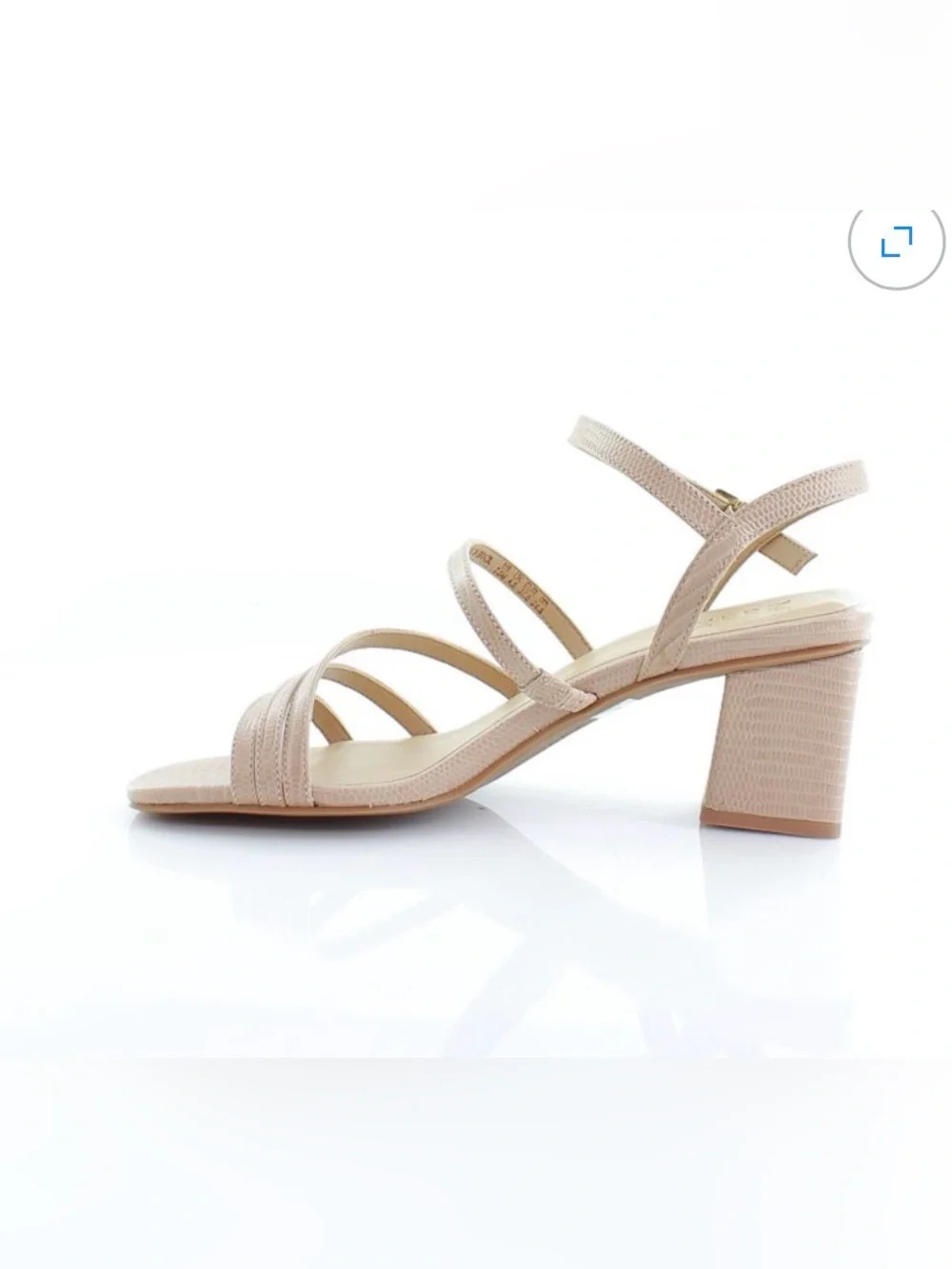 Naturalizer Women's Niko Ankle Strap Dress Sandal Crème Brulee 7.5